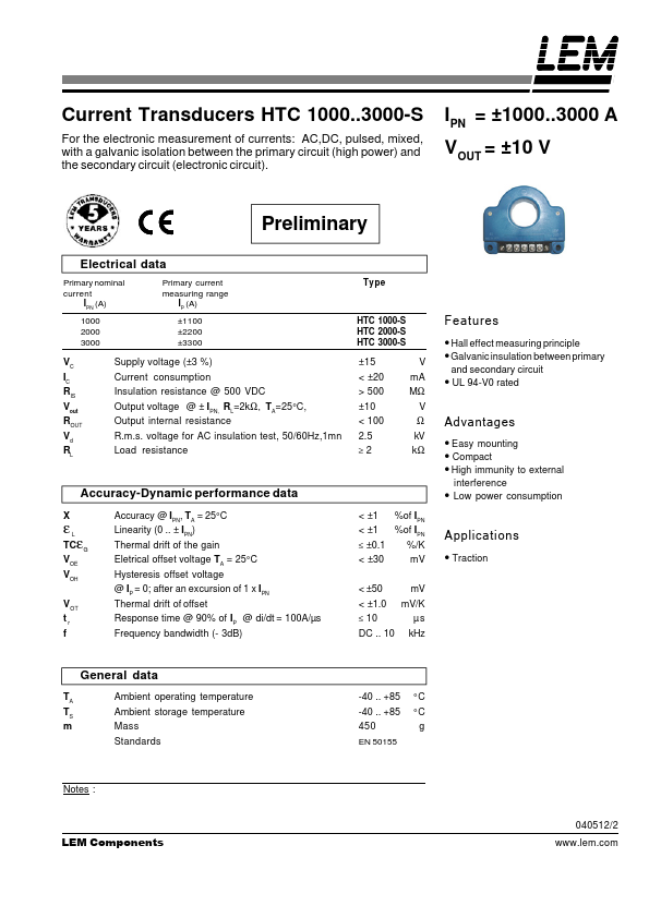 HTC2000-S