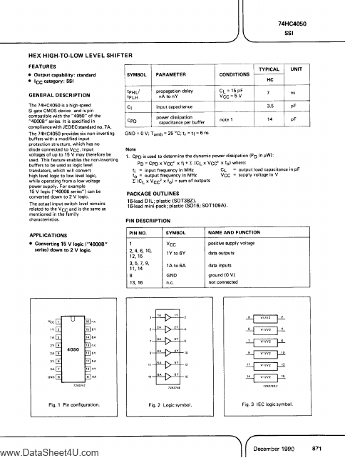 PC74HC4050