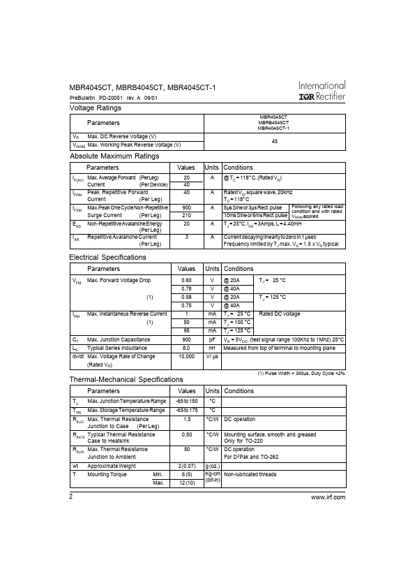 MBR4045CT