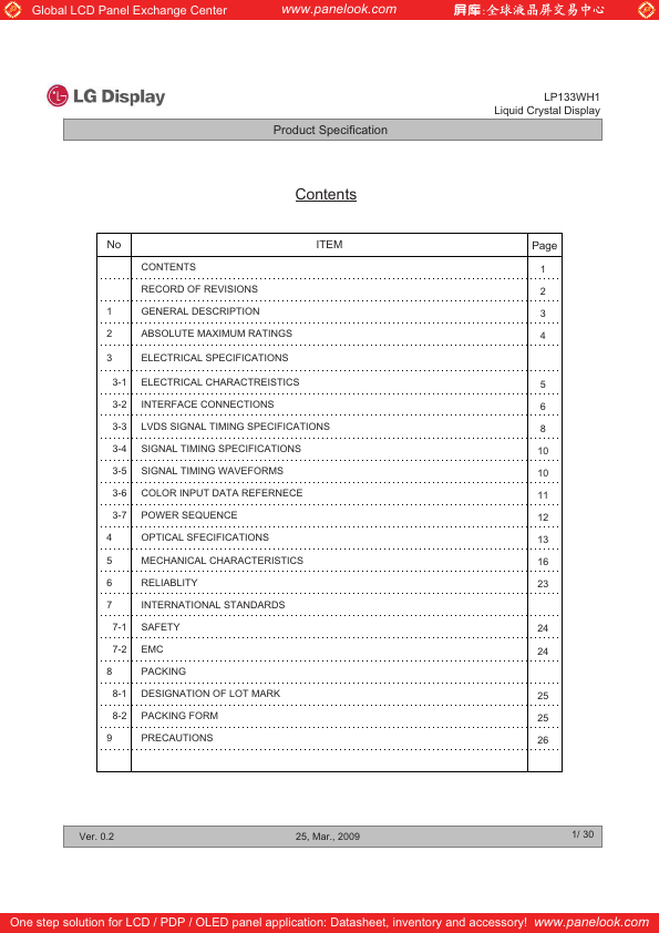 LP133WH1-TLC1