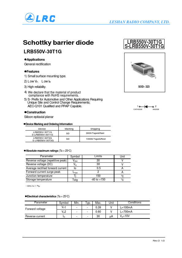 S-LRB550V-30T1G