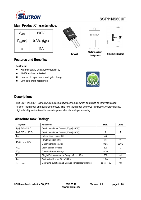 SSF11NS60UF