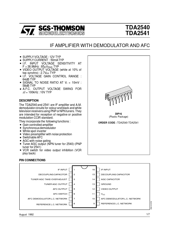 TDA2540