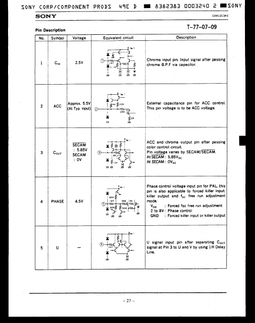 CXA1213AS