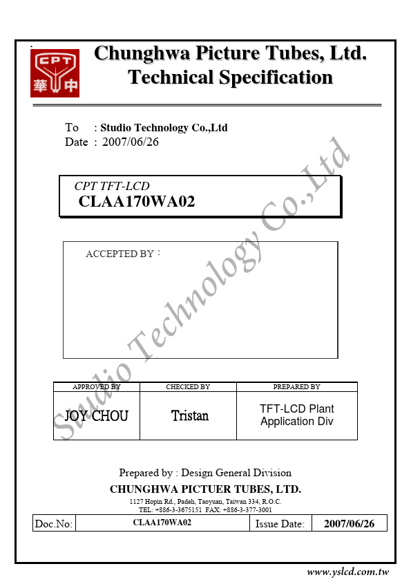 CLAA170WA02