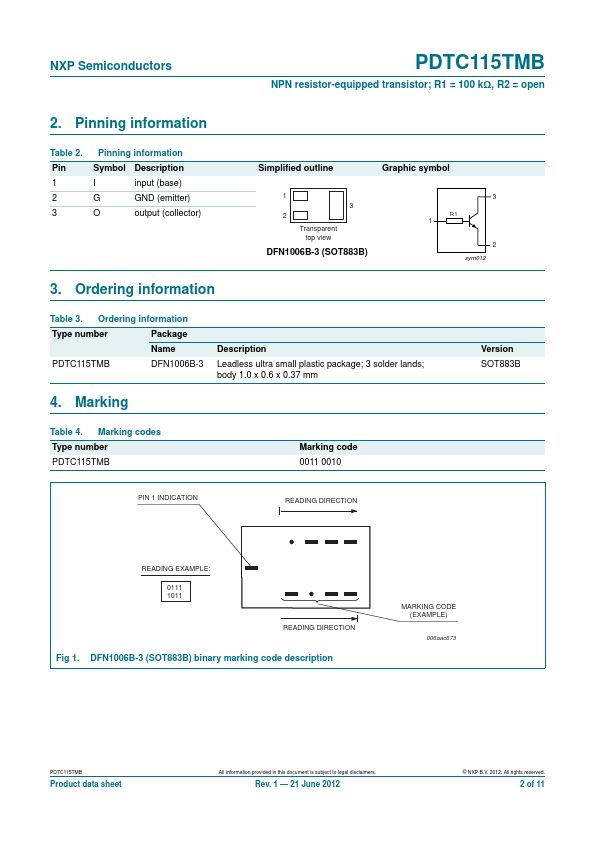 PDTC115TMB