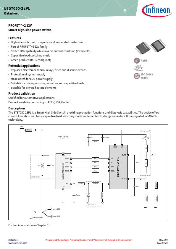 BTS7050-2EPL Datasheet Preview