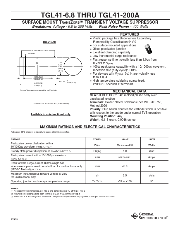 TGL41-20A