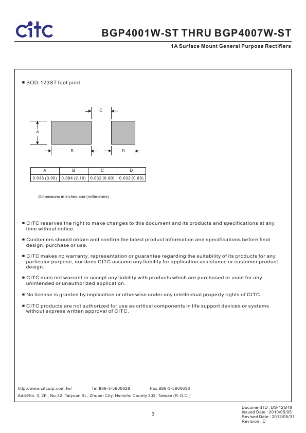 BGP4001W-ST