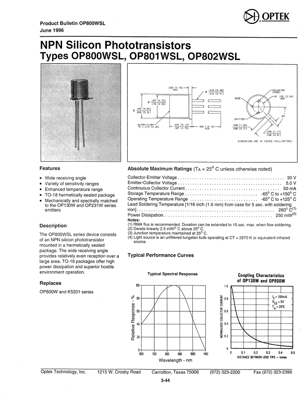 OP801WSL