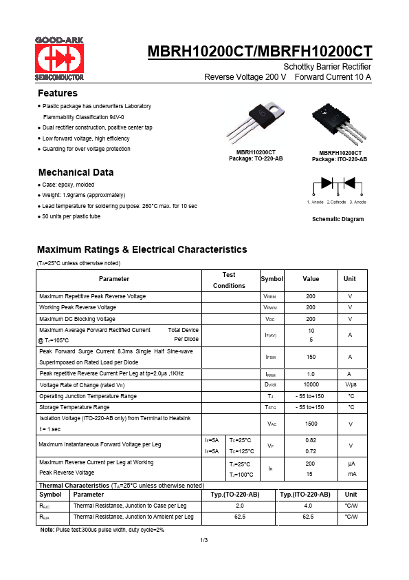 MBRH10200CT