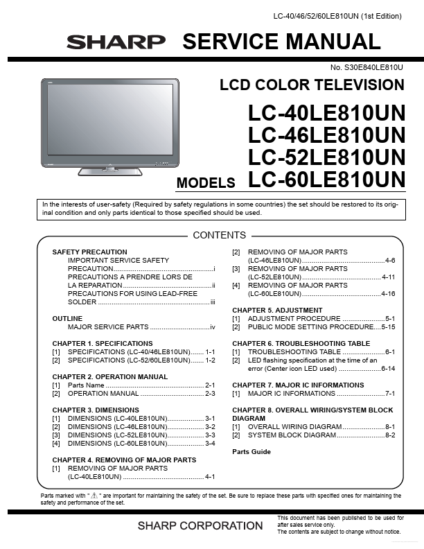 LC-46LE810UN