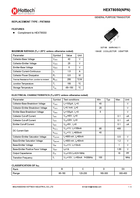 HEXT8050