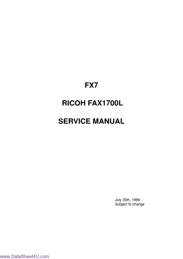 FAX1700L