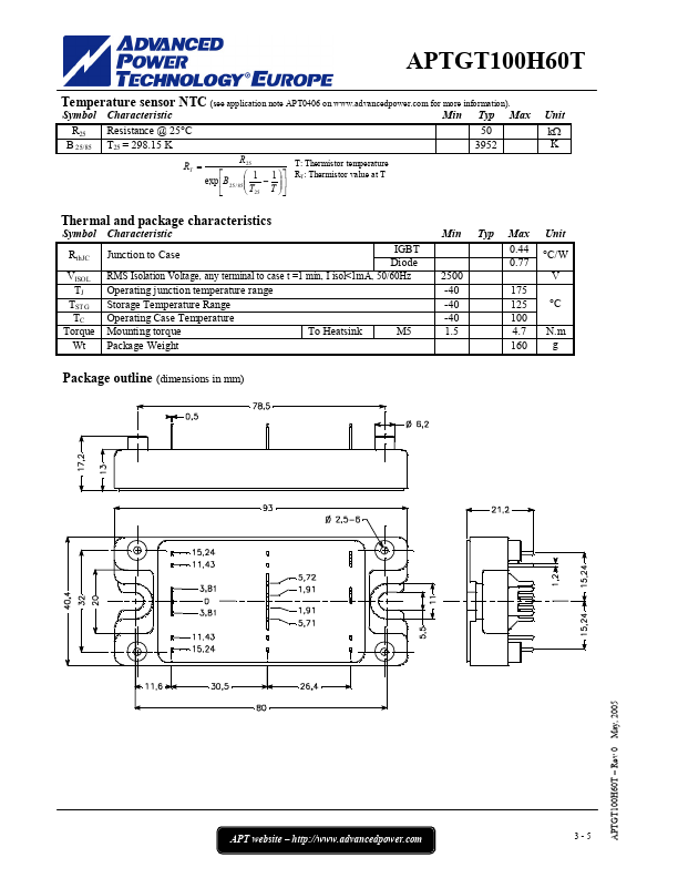 APTGT100H60T