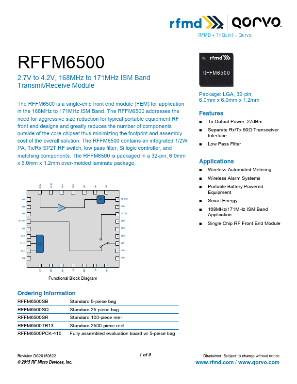 RFFM6500
