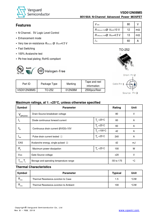 VSD012N08MS