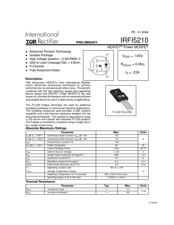 IRFI5210