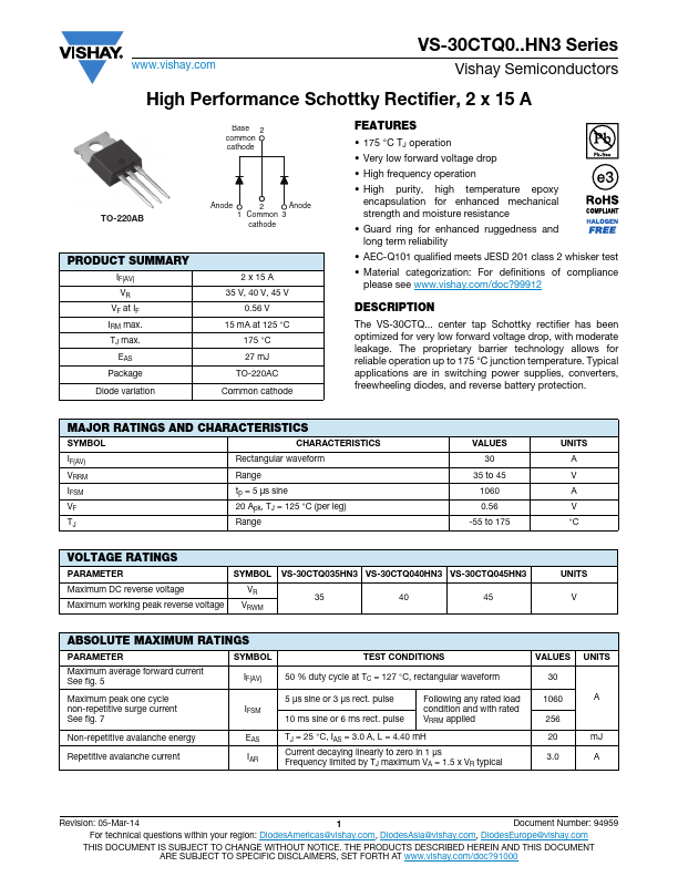 VS-30CTQ040HN3