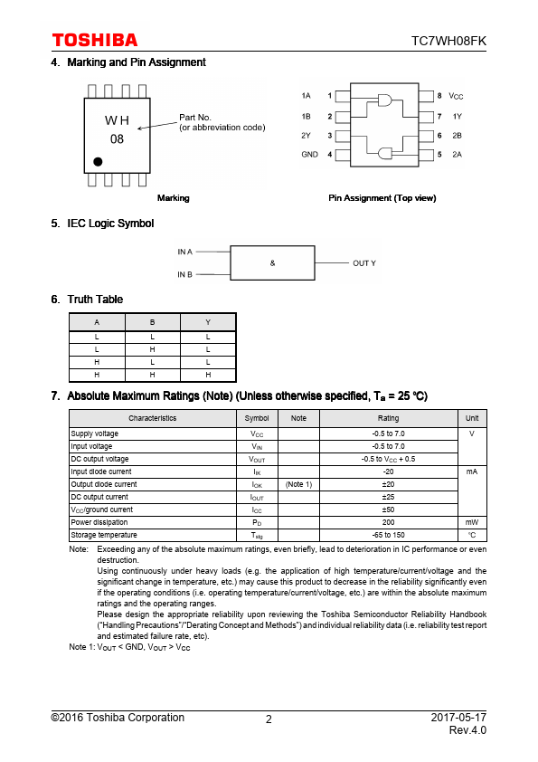 TC7WH08FK