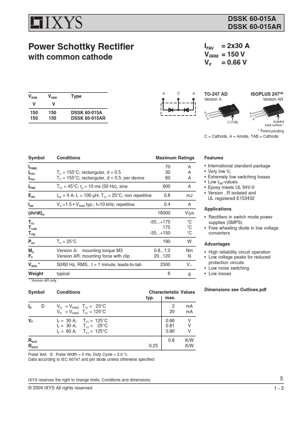 DSSK60-015A