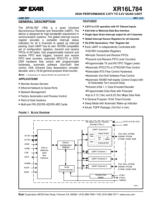 XR16L784