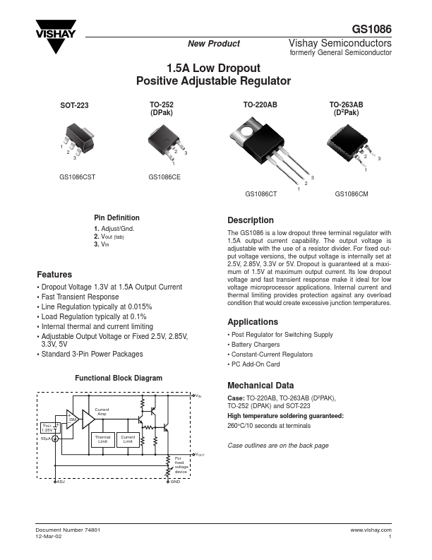 GS1086CT2.5