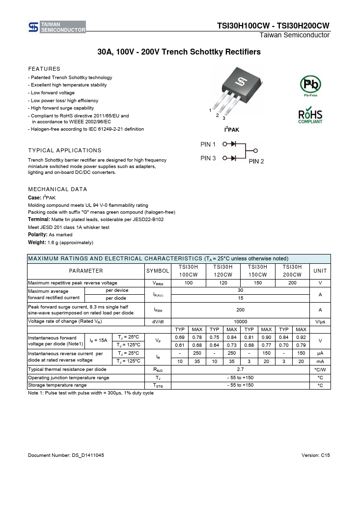 TSI30H120CW