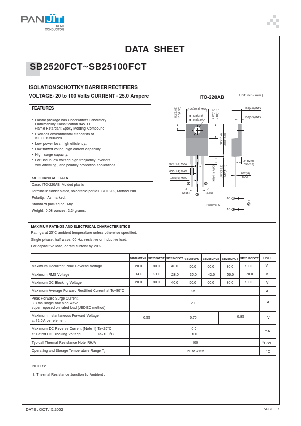 SB2550FCT