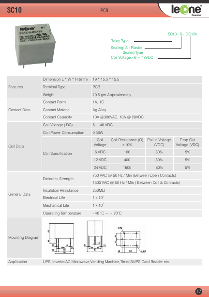 SC10-S-DC12V