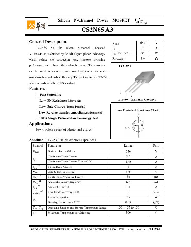 CS2N65A3