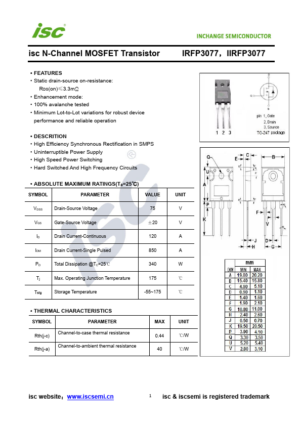 IRFP3077