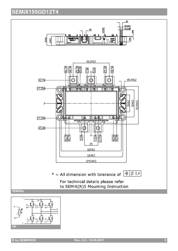 SEMiX155GD12T4