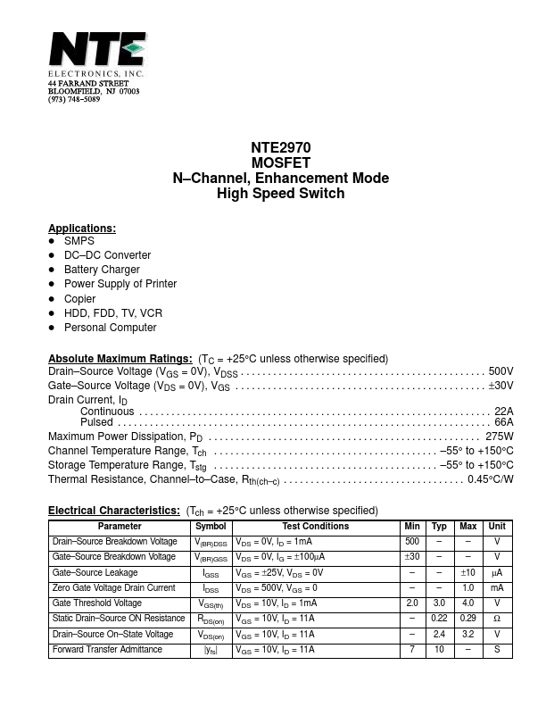 NTE2970