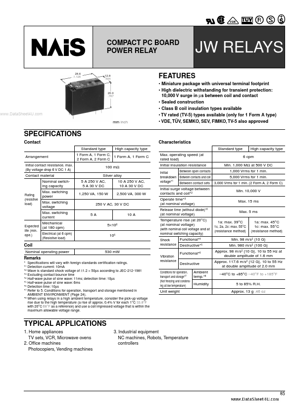 JW2SN-DC12V