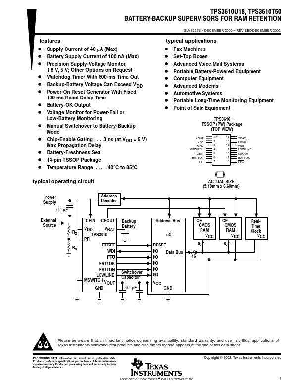 TPS3610U18