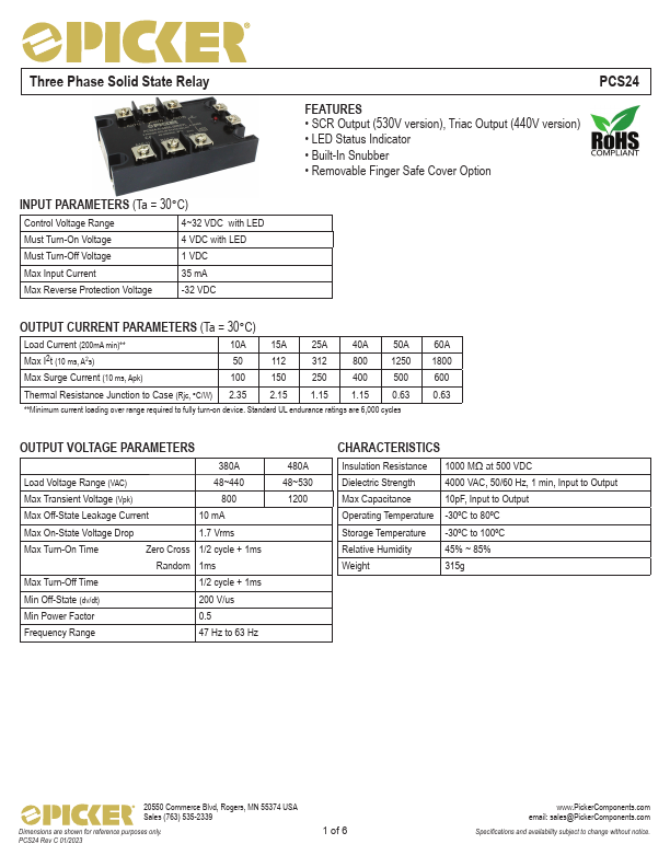 PCS24 Datasheet Preview