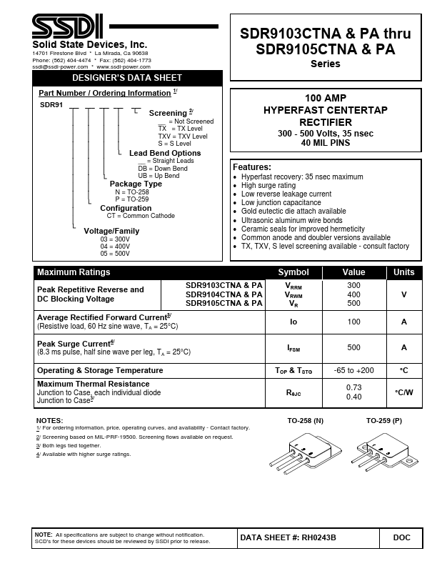 SDR9104CTNA