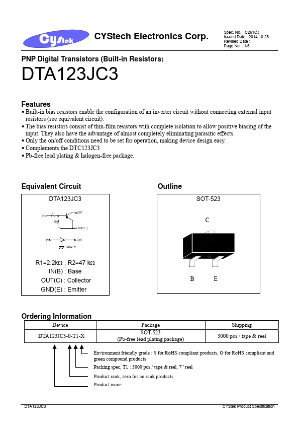 DTA123JC3