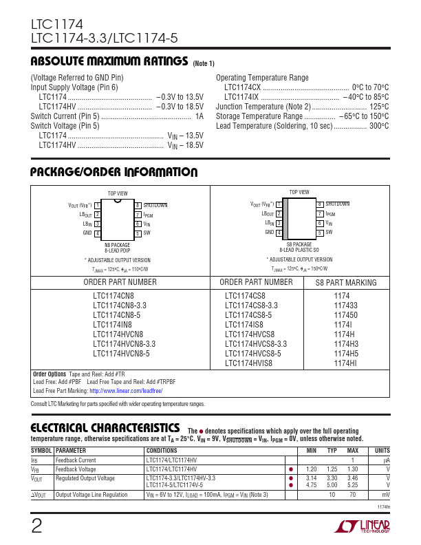 LTC1174-3.3