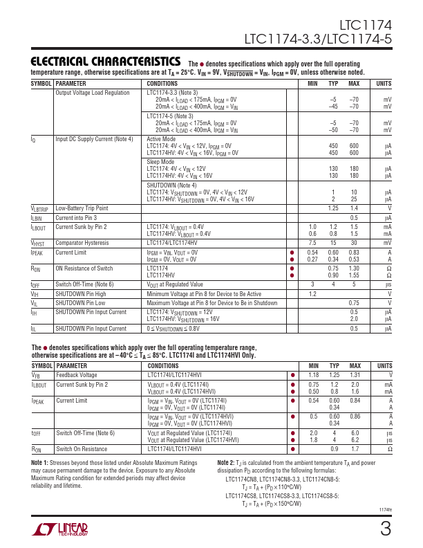 LTC1174-3.3