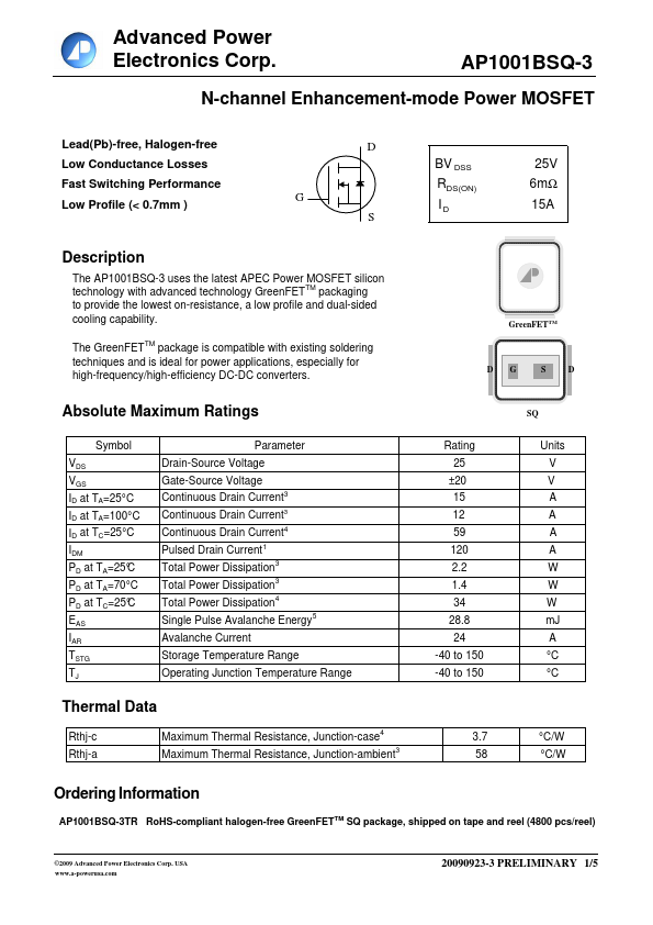 AP1001BSQ-3