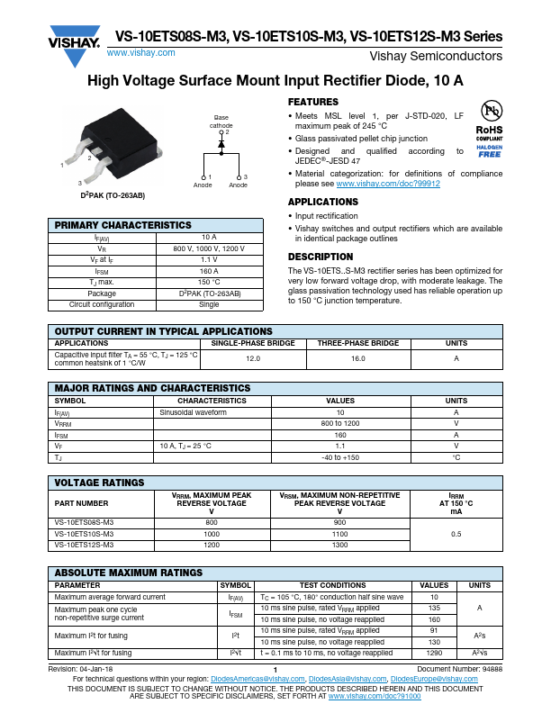 VS-10ETS10S-M3