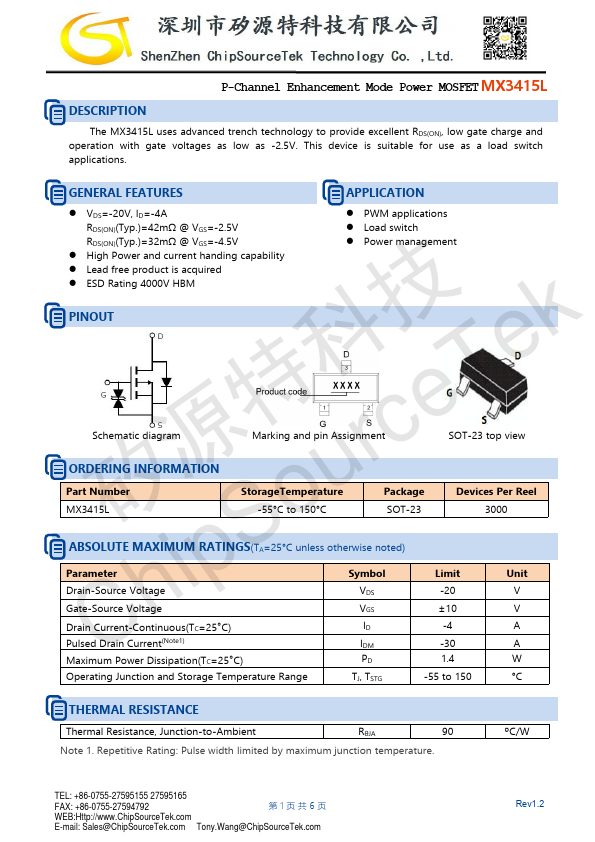 MX3415L