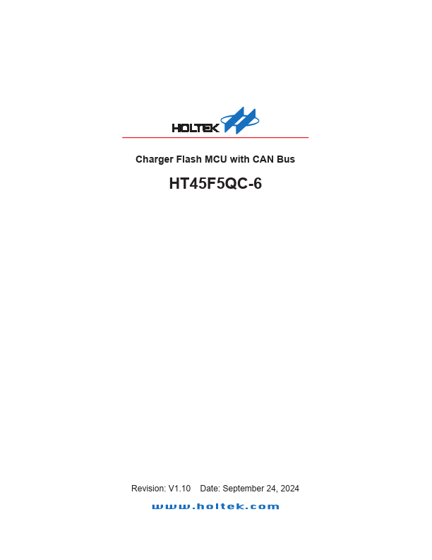 HT45F5QC-6 Datasheet Preview