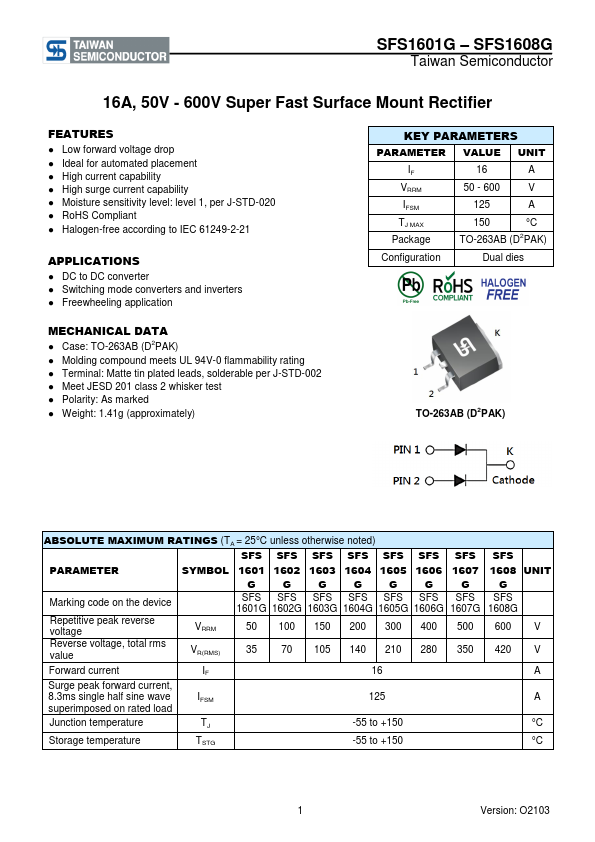 SFS1602G