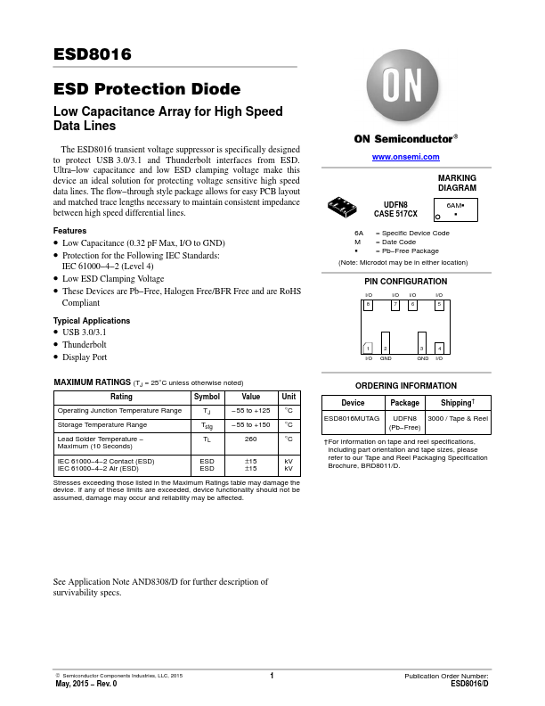 ESD8016MUTAG