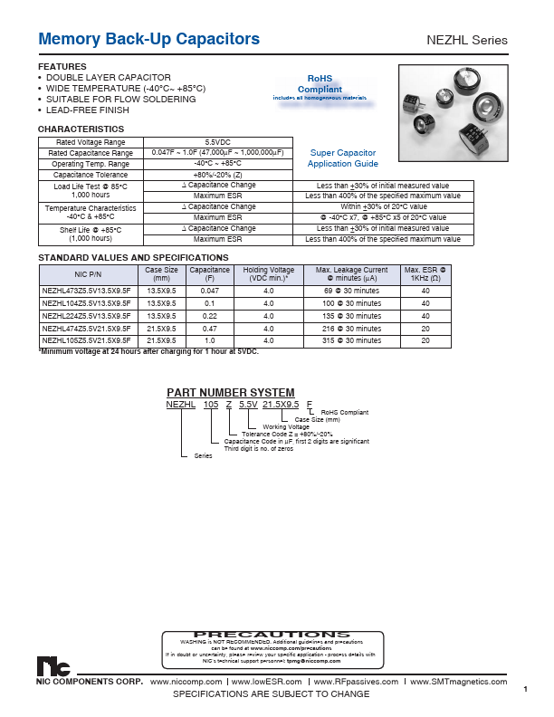 NEZHL104Z5.5V13.5X9.5F