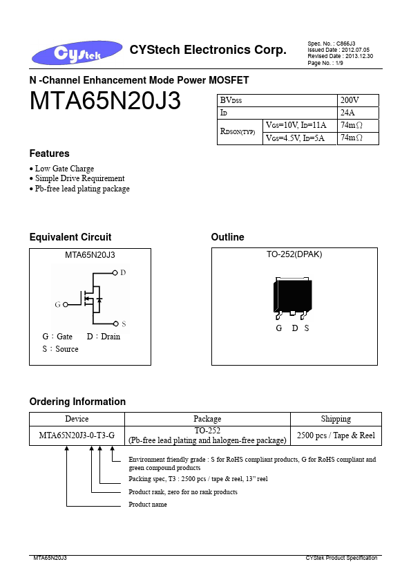 MTA65N20J3