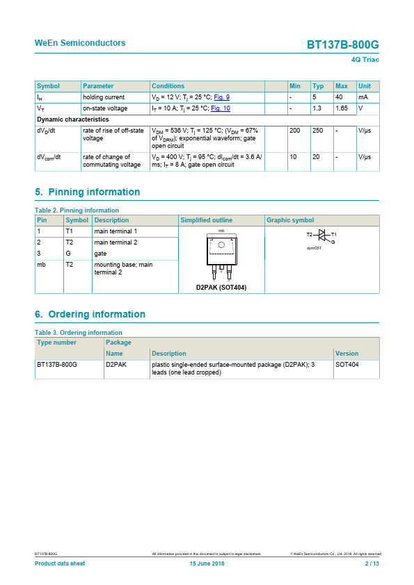 BT137B-800G